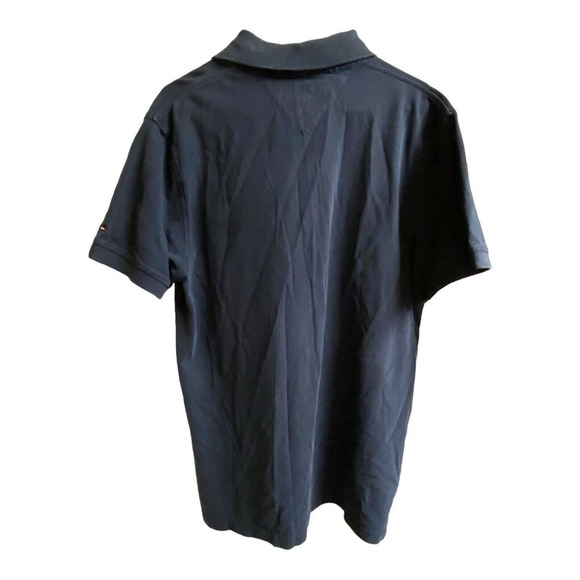 Men's Large Y2K Tommy Hilfiger Short Sleeve Polo Blue Anniversary M - Picture 6 of 6